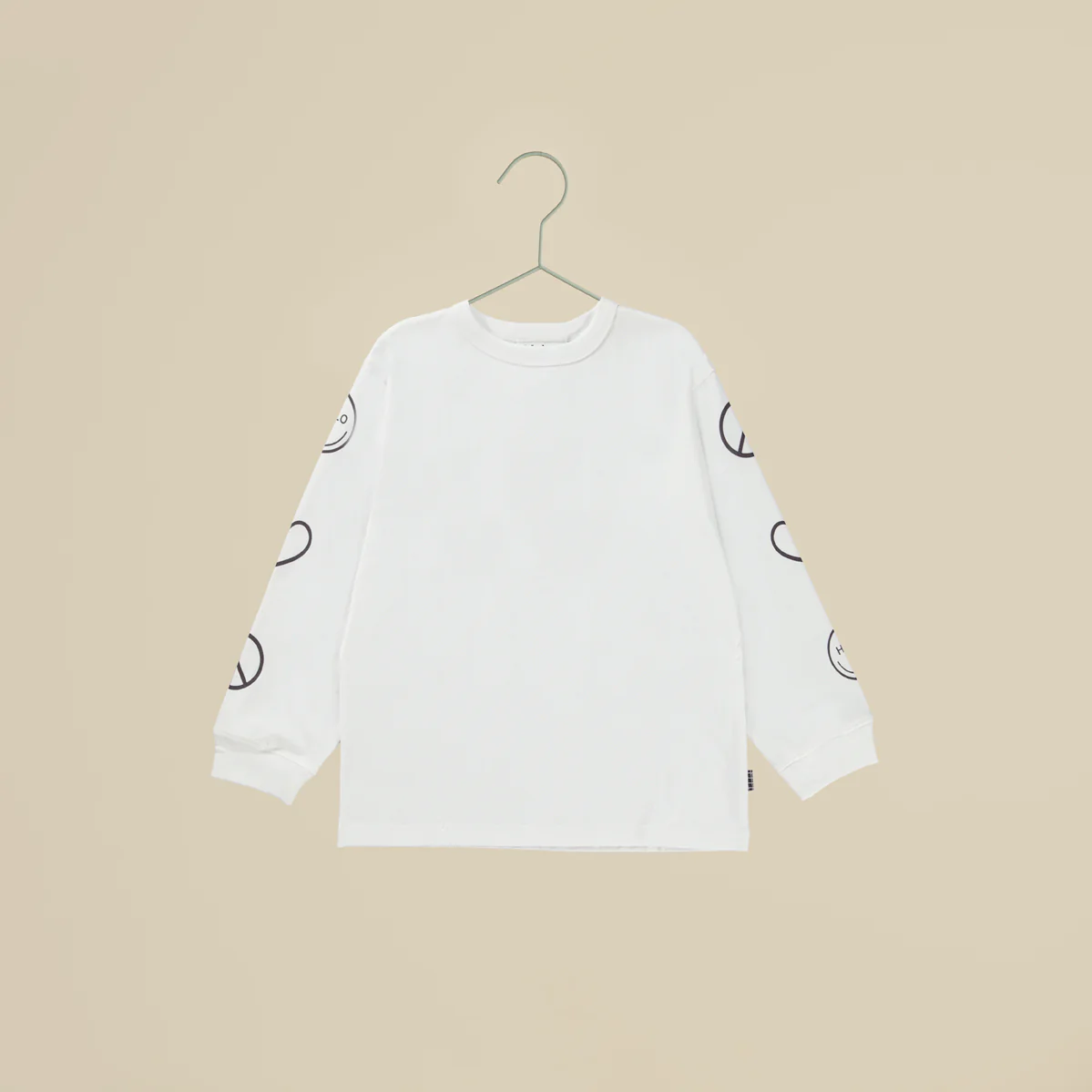 T-shirt maniche lunge PeaceLoveSmile - immagine 2