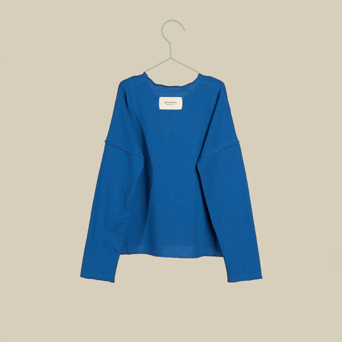 Maglia di cotone leggero blu elettrico - immagine 4