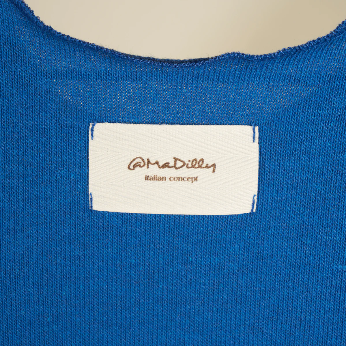 Maglia di cotone leggero blu elettrico - immagine 5