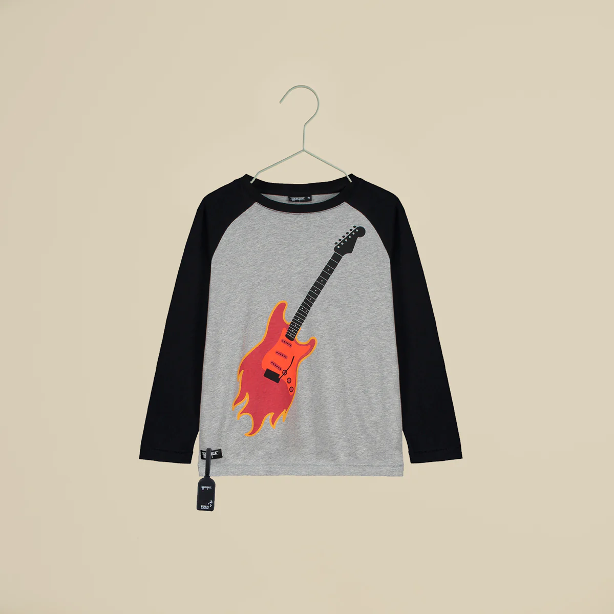 T-shirt sonora manica lunga Chitarra