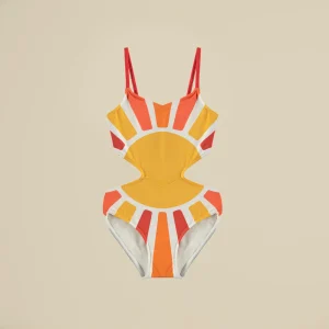 Costume trikini con sole