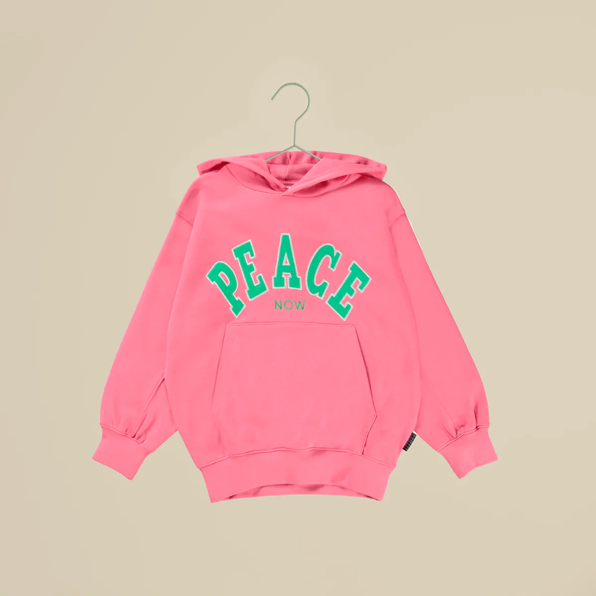 Felpa unisex rosa bubblegum con cappuccio