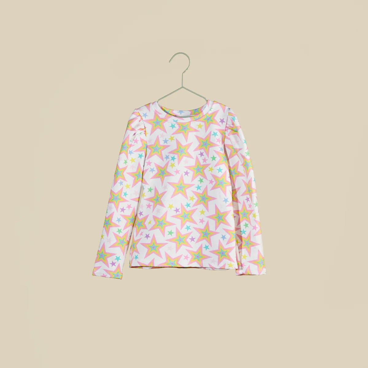 Felpa girocollo con fantasia Stars - immagine 2