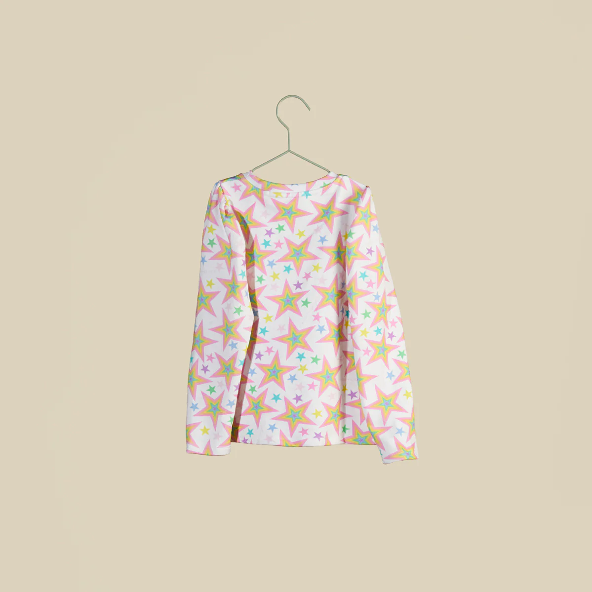 Felpa girocollo con fantasia Stars - immagine 3