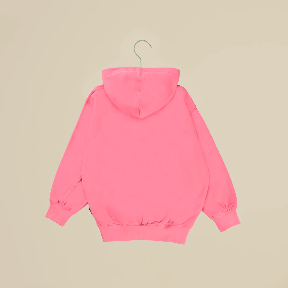Felpa unisex rosa bubblegum con cappuccio - immagine 4