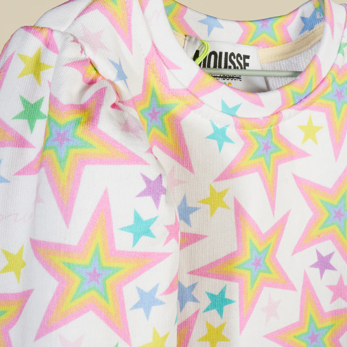 Felpa girocollo con fantasia Stars - immagine 4