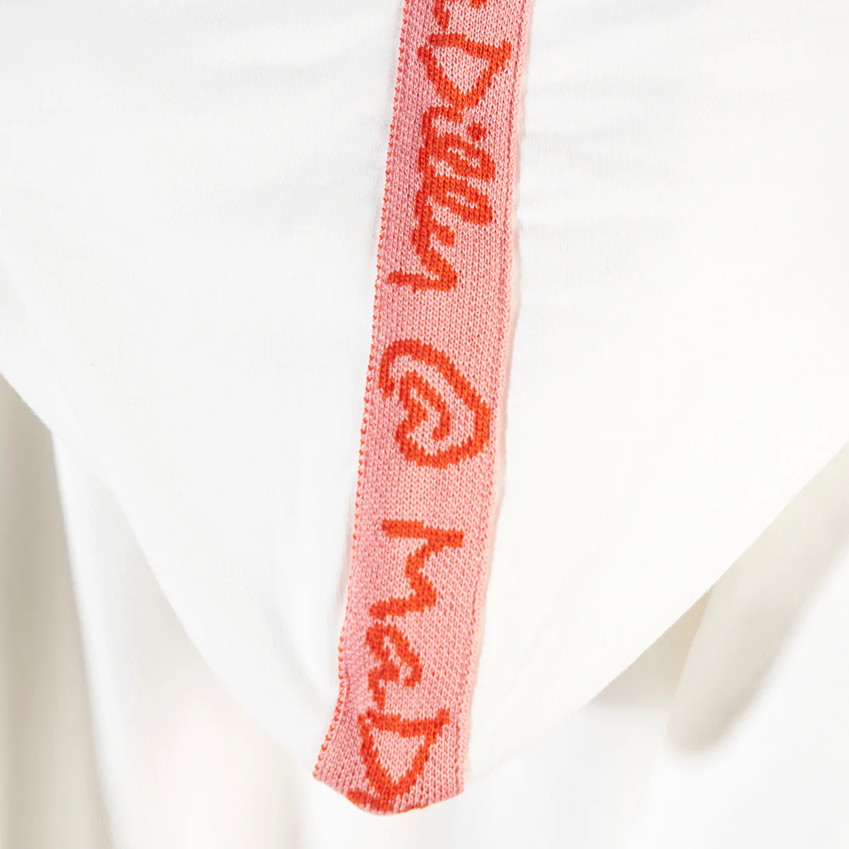 Felpa bianca con logo sul cappuccio - immagine 5