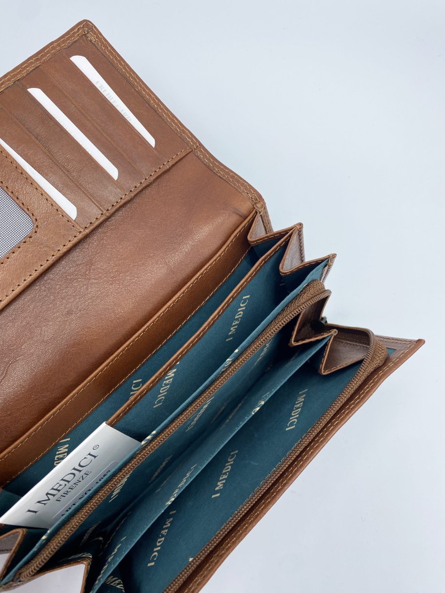 Portafogli donna in pelle I Medici Firenze - immagine 6