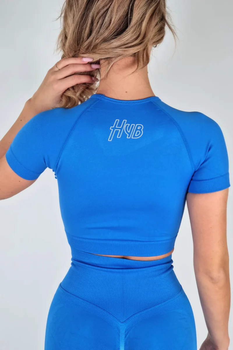 CROP TOP EVOLUTION BLU ELETTRICO - immagine 4