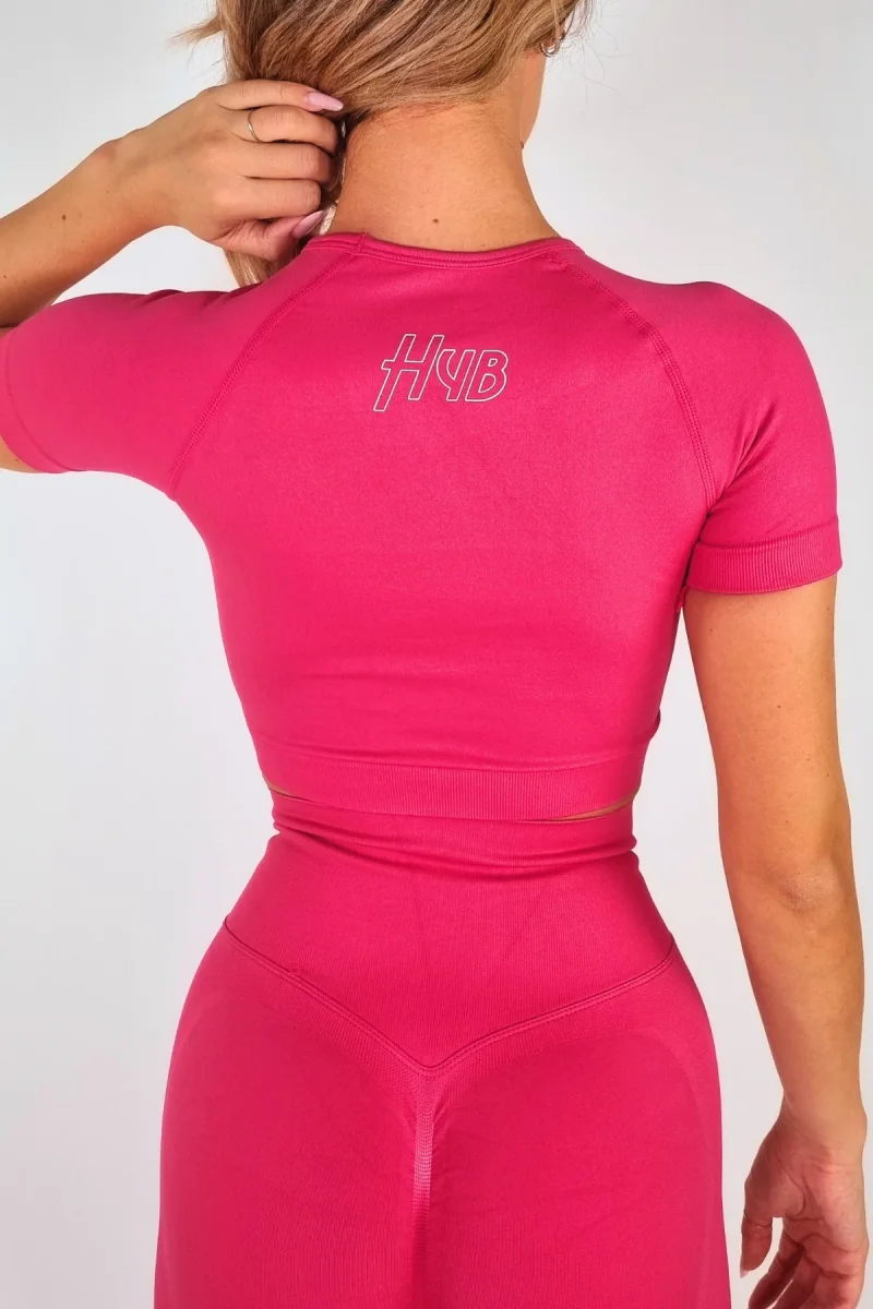 CROP TOP EVOLUTION MAGENTA - immagine 4