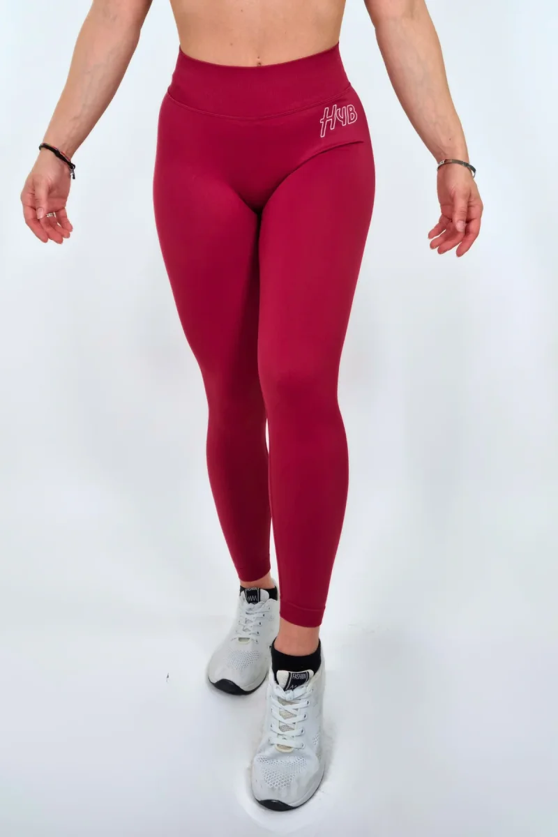 LEGGINGS LIBERTY BORDEAUX - immagine 4