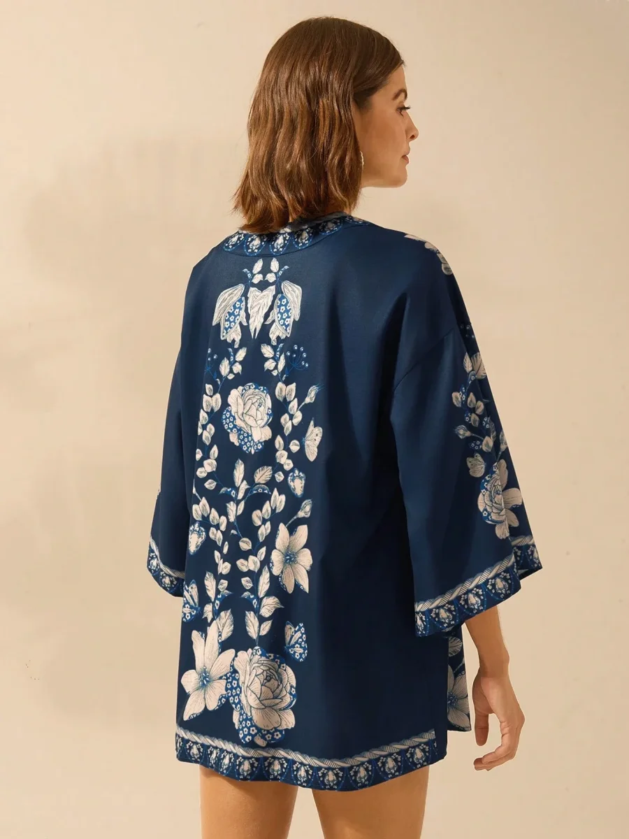 Kimono Ample Manica Lunga | La Parisienne - immagine 3