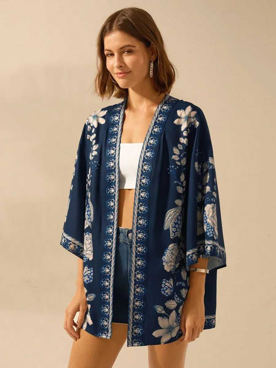 Kimono Ample Manica Lunga | La Parisienne - immagine 9