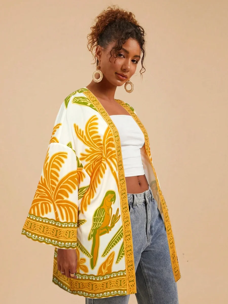 Kimono Ample Manica Lunga | La Parisienne