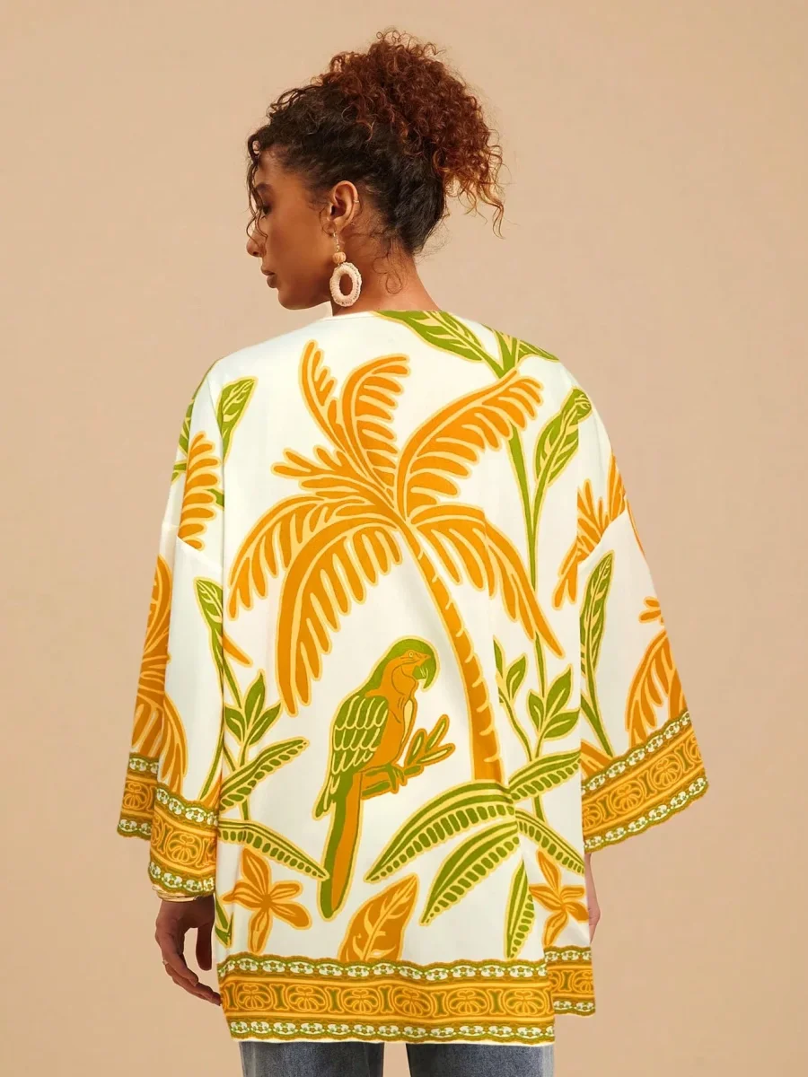 Kimono Ample Manica Lunga | La Parisienne - immagine 6