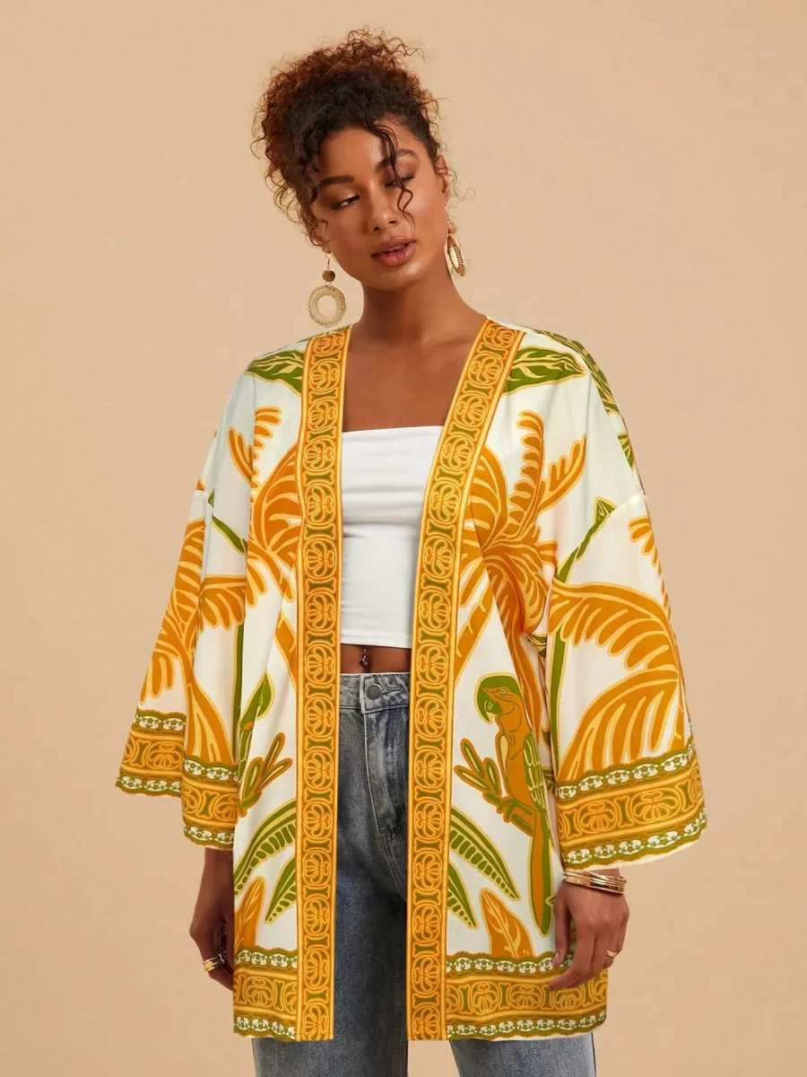 Kimono Ample Manica Lunga | La Parisienne - immagine 7