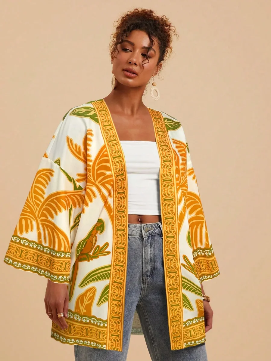 Kimono Ample Manica Lunga | La Parisienne - immagine 8