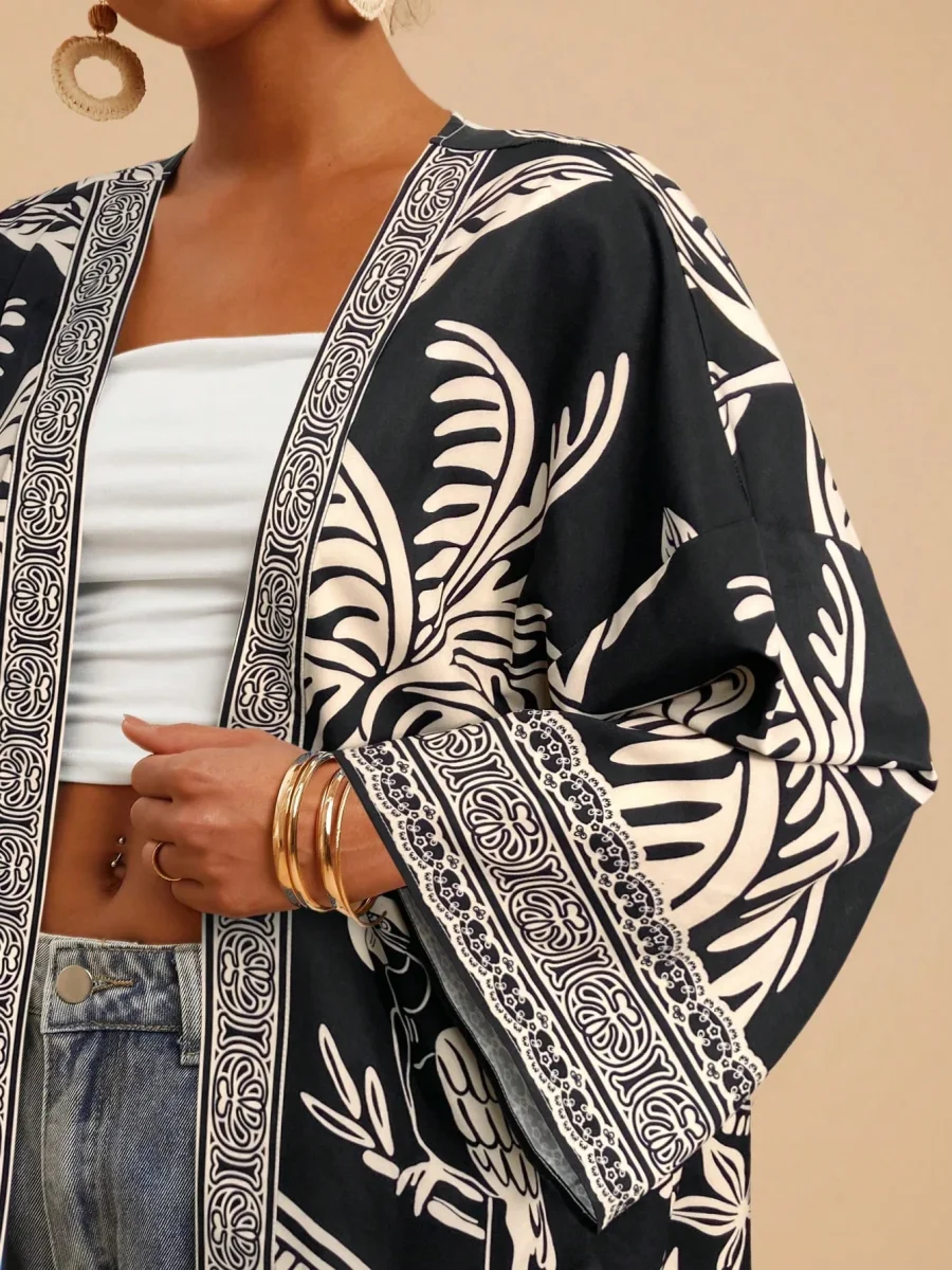 Kimono Ample Manica Lunga | La Parisienne - immagine 9