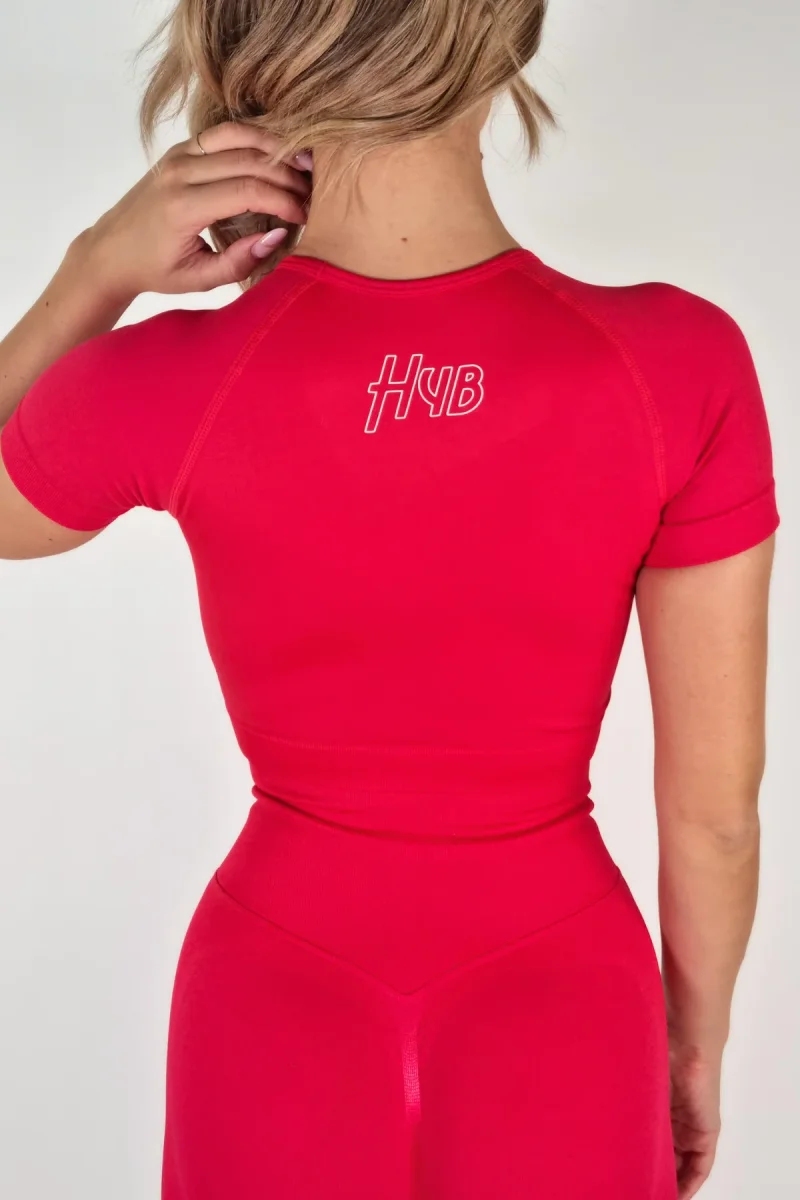 CROP TOP EVOLUTION ROSSO - immagine 4