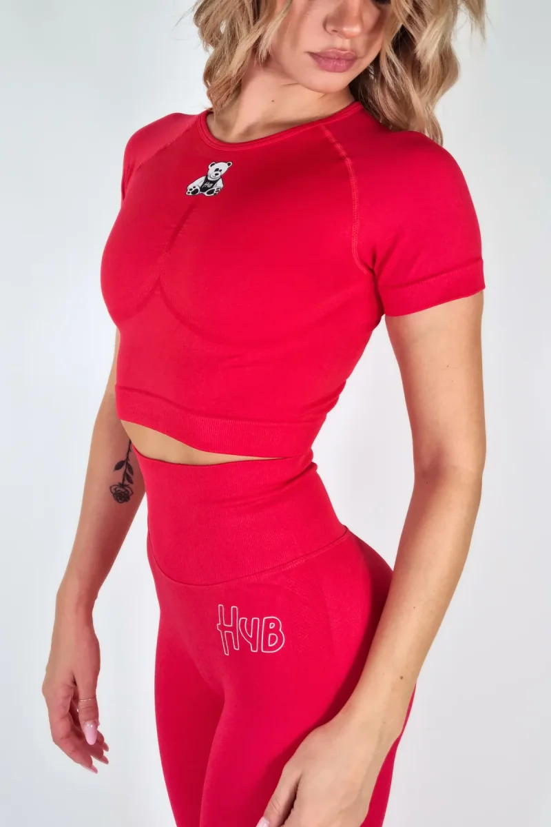 CROP TOP EVOLUTION ROSSO - immagine 5