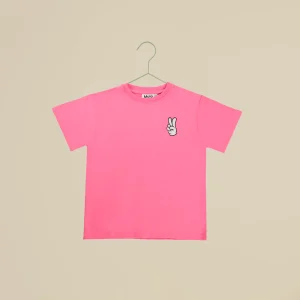 T-shirt unisex rosa bubblegum a maniche corte