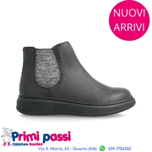 Beatles Nero con elastico grigio/argento