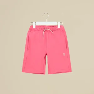 Shorts unisex in cotone blubblegum con tasche