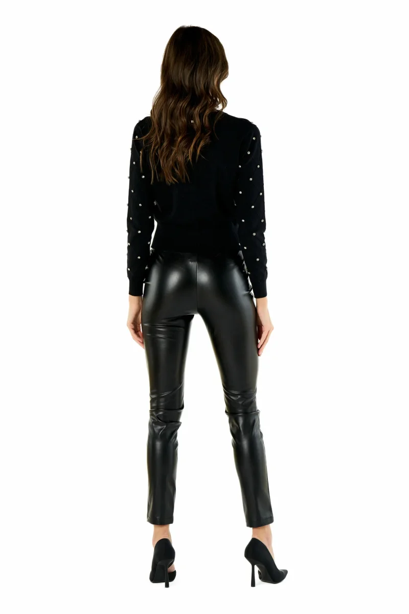 LEGGINGS ECOPELLE NO SECRETS - immagine 3
