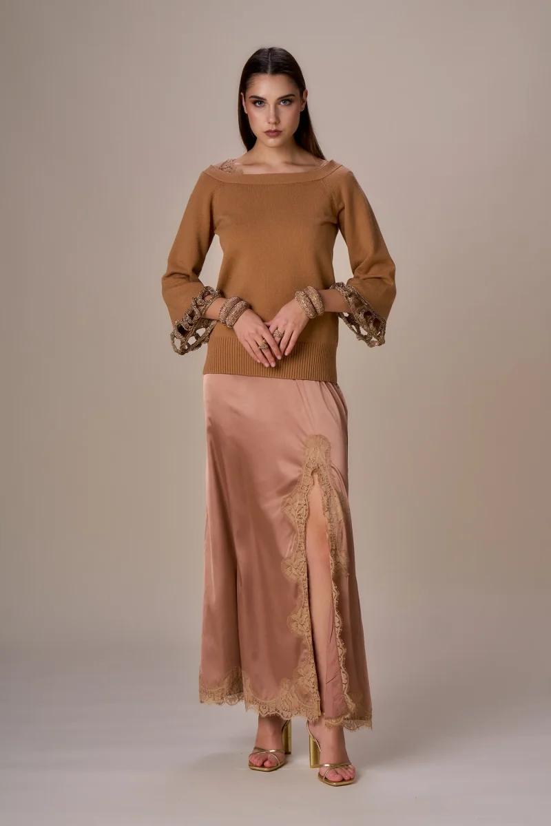 MAGLIA SCOLLO BARCA NO SECRETS - immagine 2