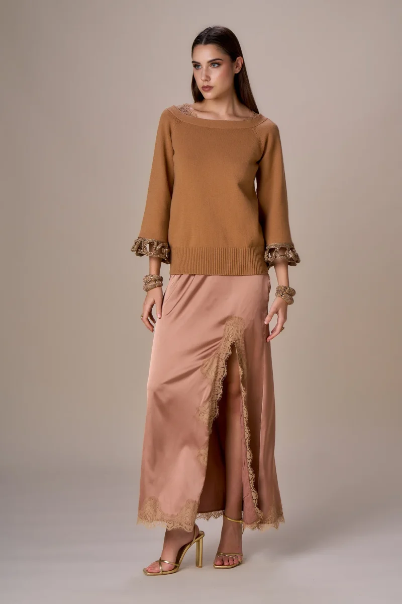 MAGLIA SCOLLO BARCA NO SECRETS - immagine 3