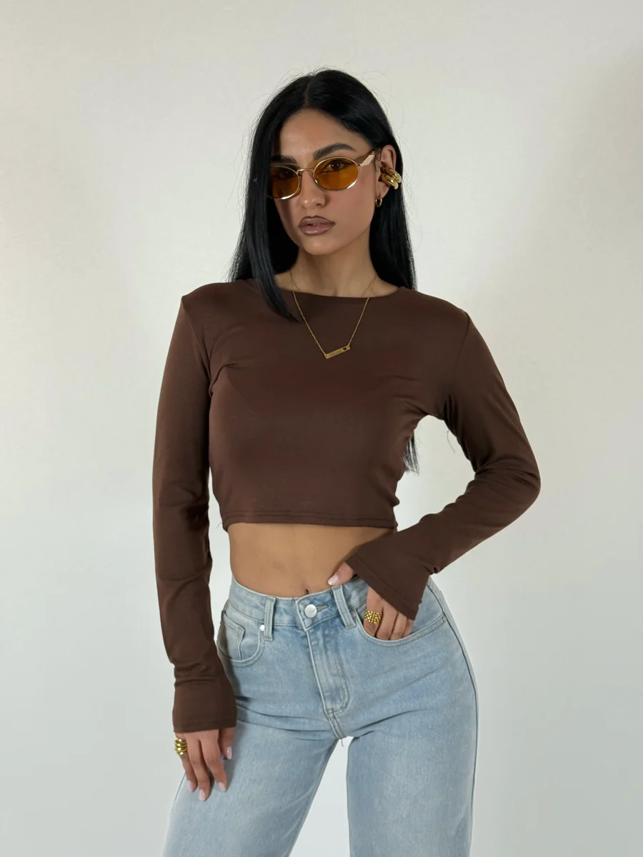 Maglia Crop Basic - immagine 4