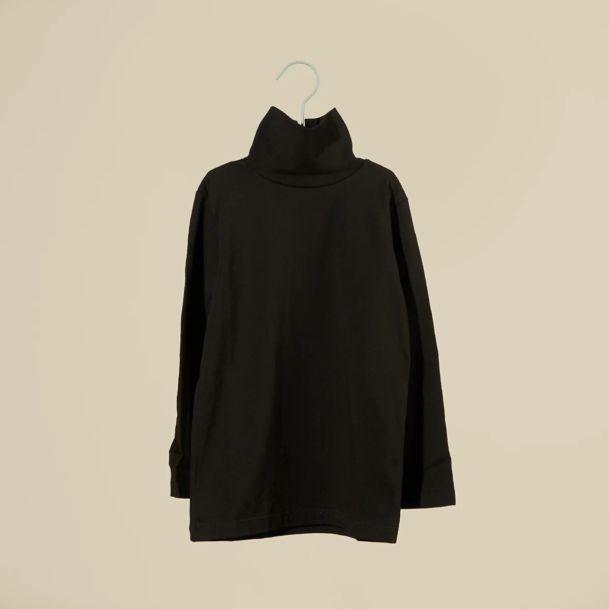 Maglia lupetto in jersey nero