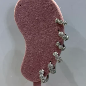 semicerchio flower silver