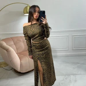 Coordinato Animalier felpato by Lumina