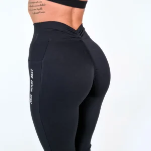 LEGGINGS ILLUSION NERO