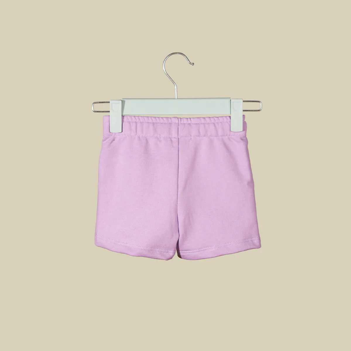 Shorts in cotone lilla con stampa Orsetti del cuore - immagine 4