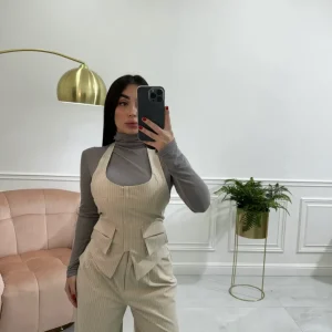 Top Jessy by Lumina Beige