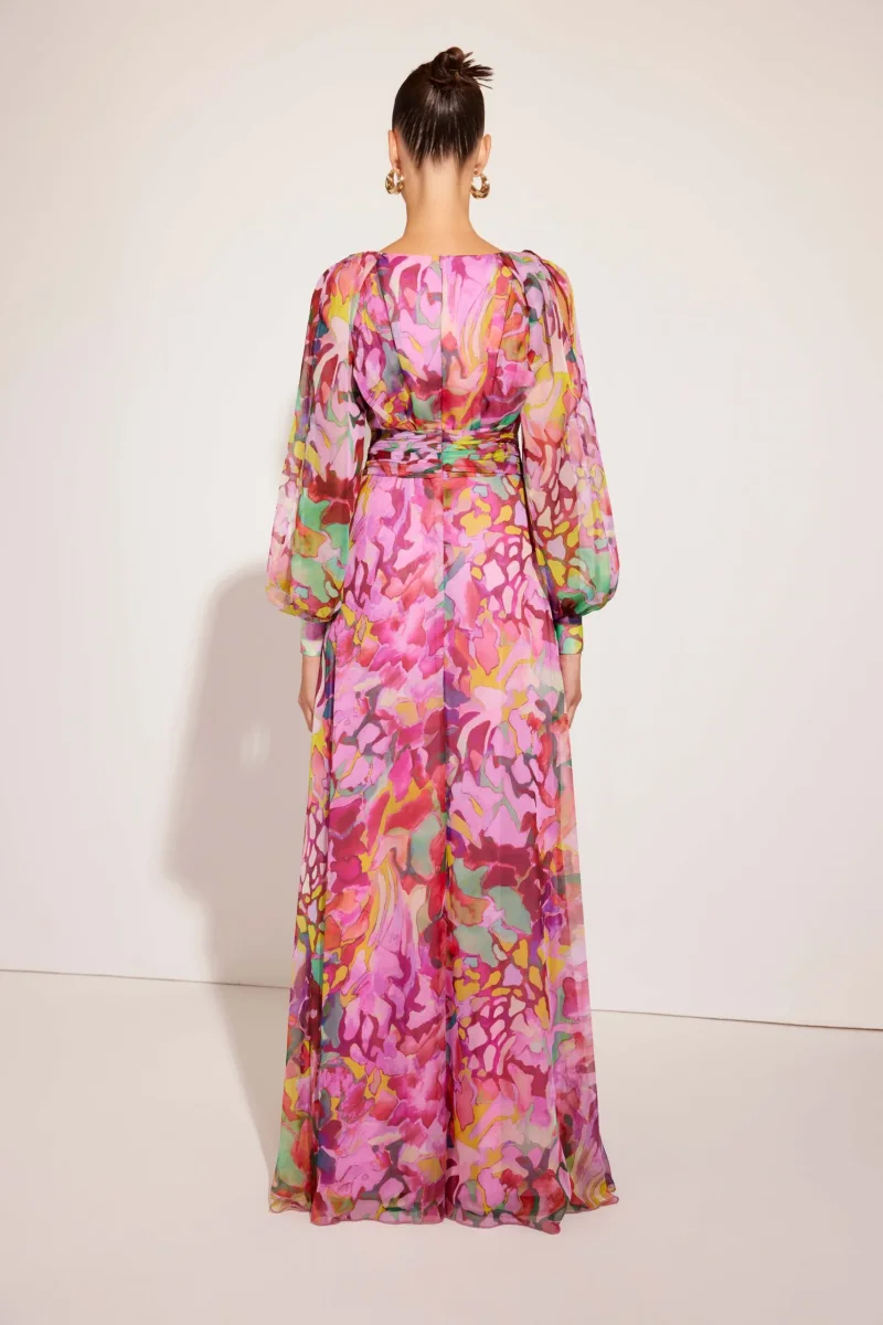 ABITO LUNGO CHIFFON CARLA RUIZ - immagine 4