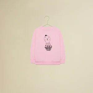 Felpa rosa con polpo