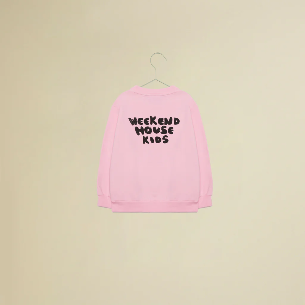 Felpa rosa con polpo - immagine 3