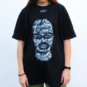 T SHIRT BALACLAVA GRAFFITI STYLE