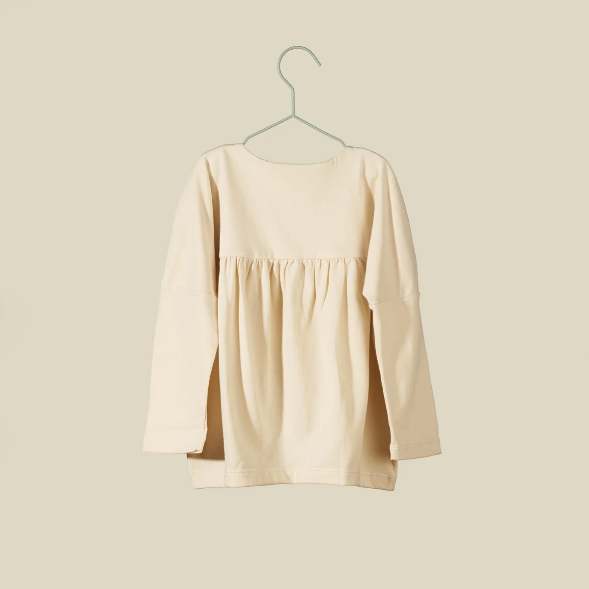 Maglia girocollo color crema - immagine 4