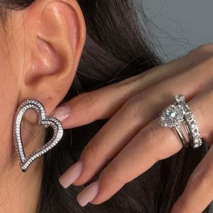 Orecchini Heart Shine