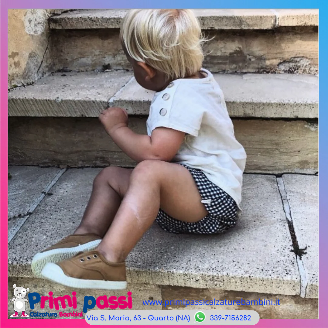 Sneakers Tela - Beige slavato - immagine 3