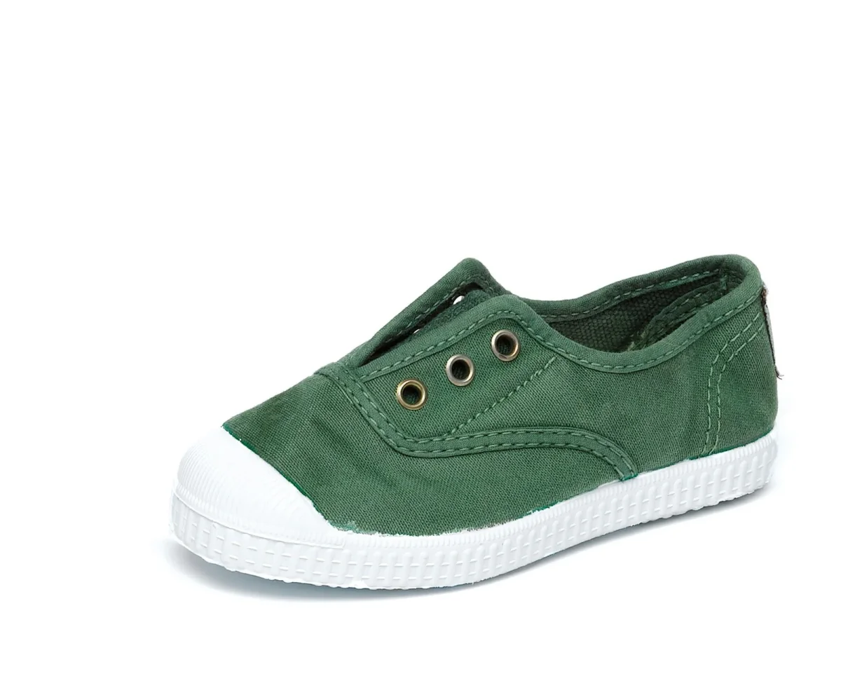 Sneakers Tela - Verde slavato - immagine 3