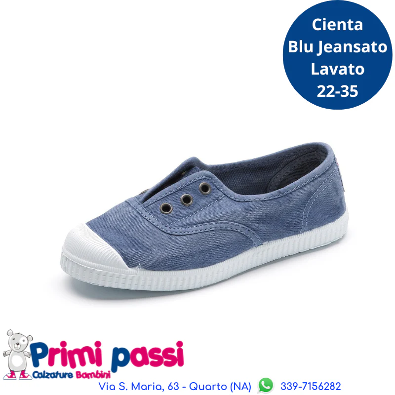 Sneakers Tela - Blu Chiaro slavato - immagine 2