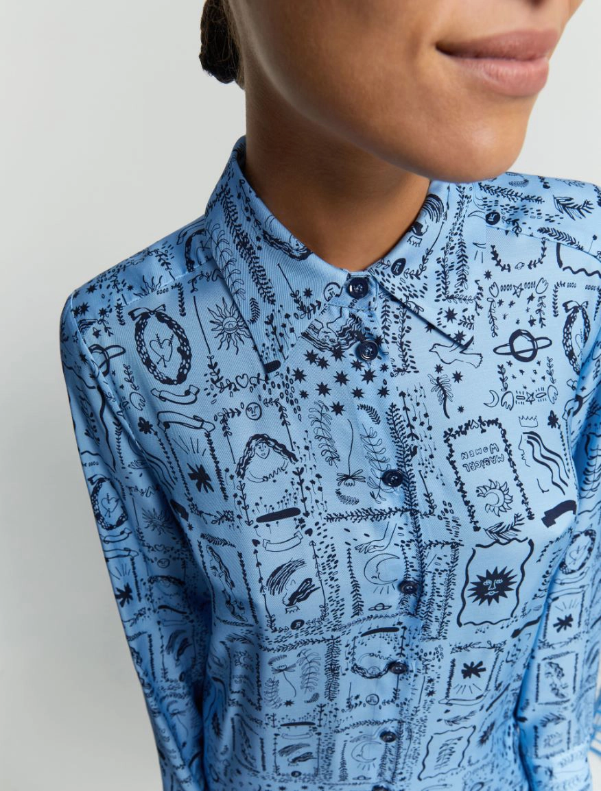 FATE CAMICIA SCIVOLATA IBLUES - immagine 4