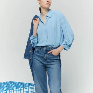 ZEO CAMICIA MISTO SETA IBLUES