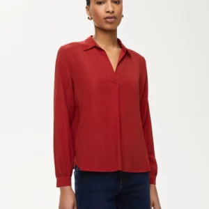 BLUSA IN MISTO SETA NASCO i blues