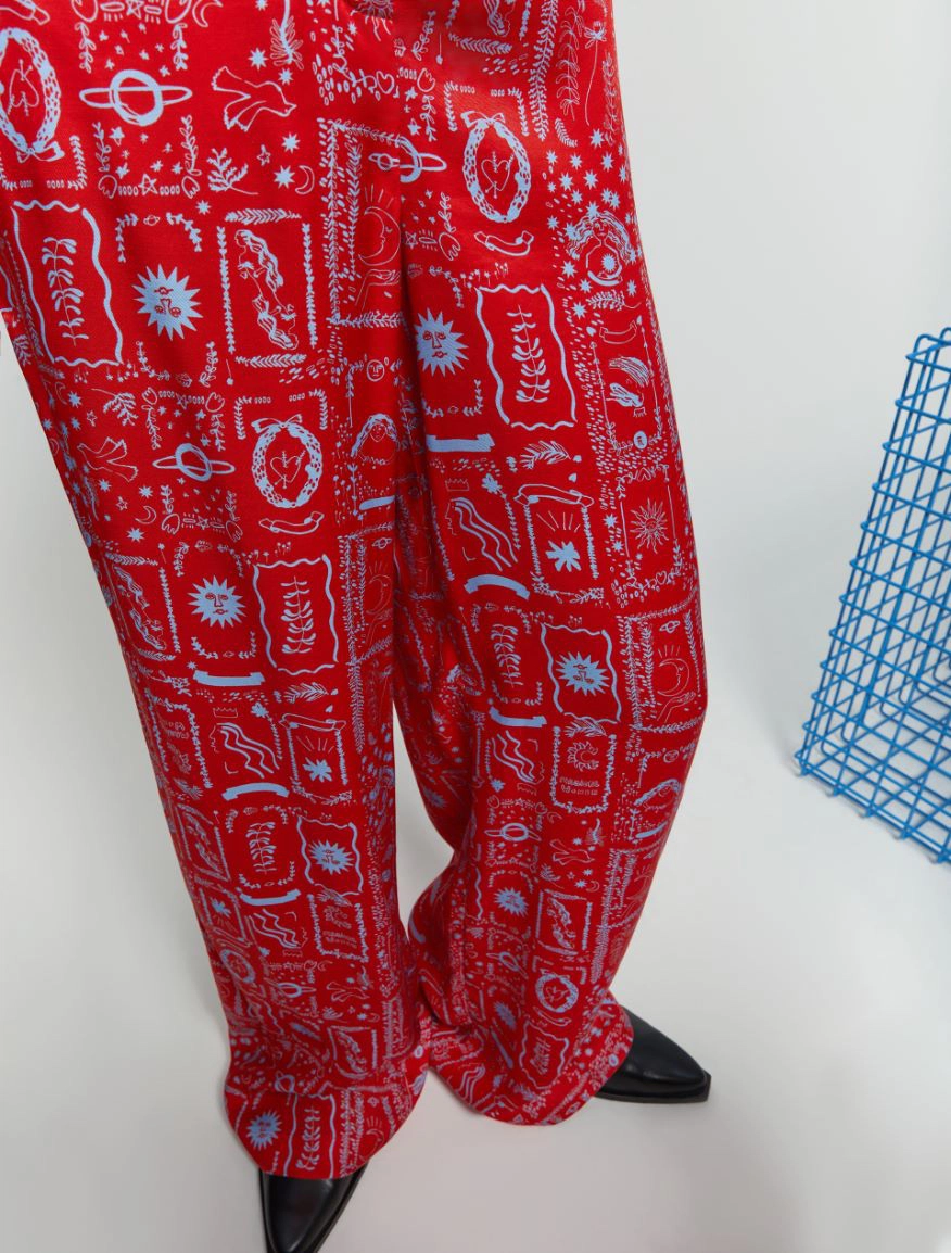 UNIVERSE PANTALONI FLUIDI IBLUES - immagine 4